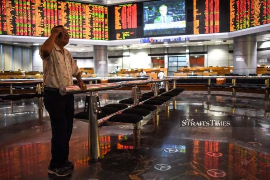 Bursa Malaysia closed in the red as investors remained cautious due to the weak performance of markets in the region.