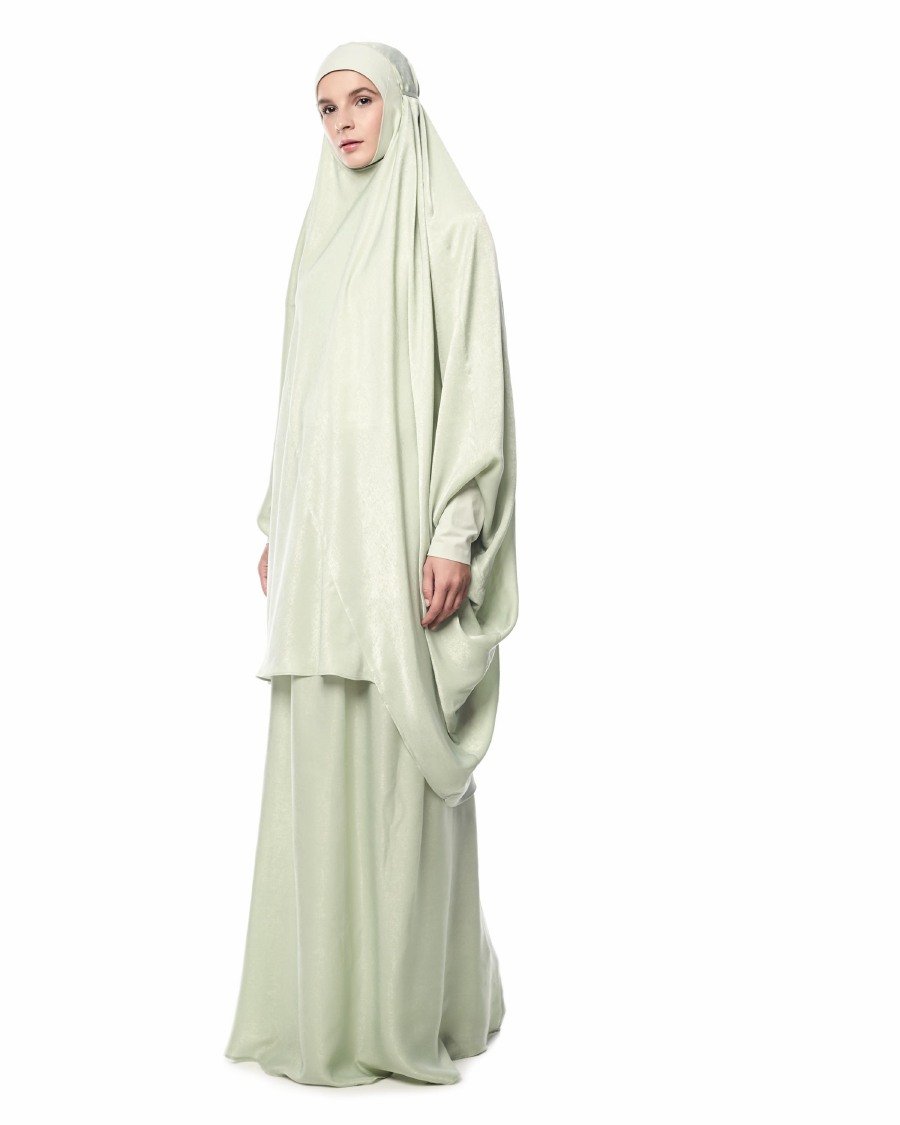 Telekung with stretchable sleeves by Blancheur