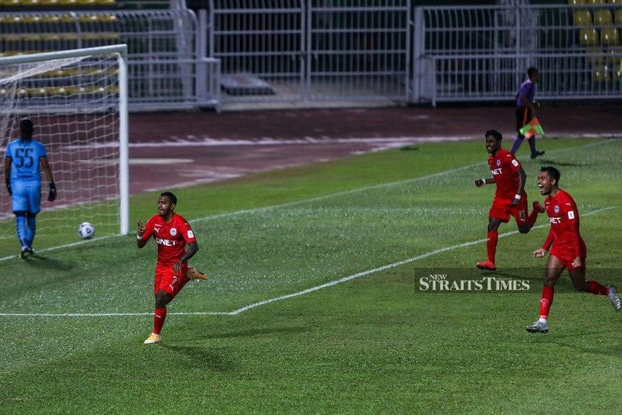 Former Petaling Jaya City striker M. Kogileswaran Raj is set to be the first Malaysian footballer to play in South Korea after agreeing to join K-League 2 club, Chungbuk Cheongju. - NSTP/LUQMAN HAKIM ZUBIR. 