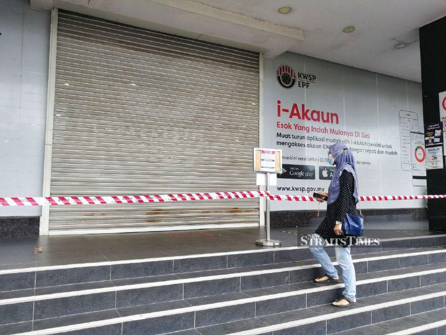 EPF closes George Town, Shah Alam branches after staff contract Covid