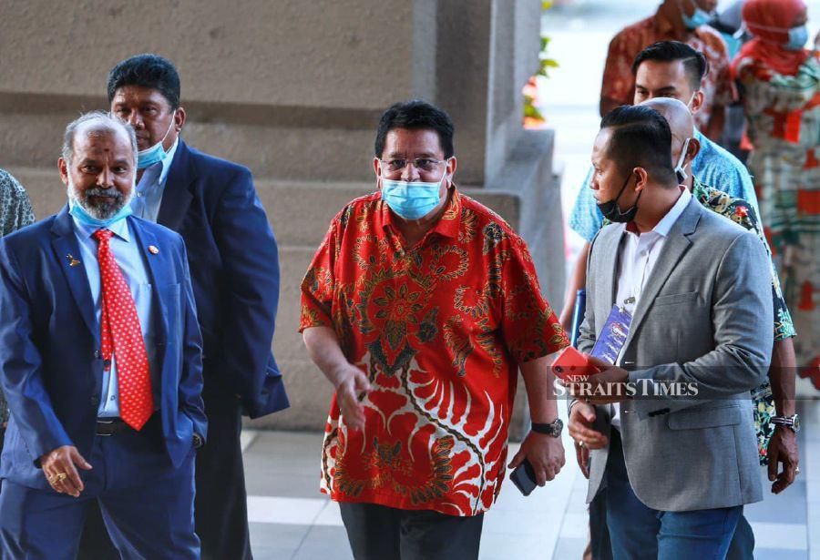 The Judge sentenced him (Tengku Adnan) to 12 months of imprisonment and a fine of RM2 million, or in default six months' imprisonment. He has since filed an appeal against his conviction to the Court of Appeal.- NSTP/ASWADI ALIAS.