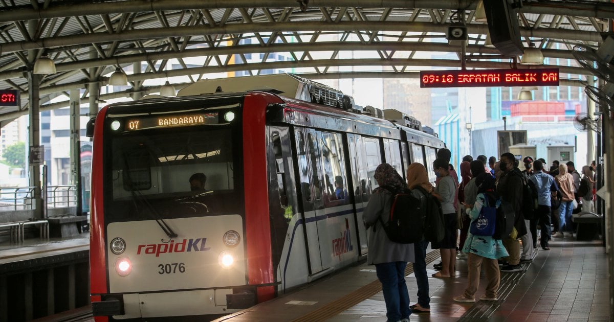 Six stations on Ampang Sri Petaling LRT line closed from Sunday