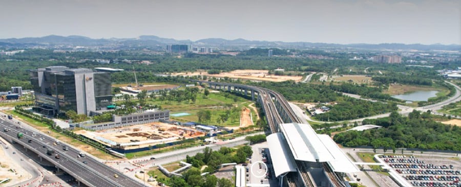 The Kwasa Damansara township is located on land previously owned by the Rubber Research Institute. Image credit: www.kwasadamansara.com.my