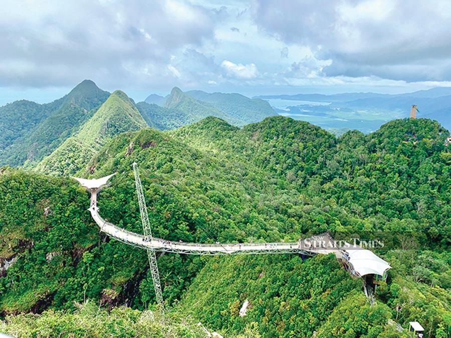 Currently there are no tourists, but if the government ends the CMCO in Langkawi and allows travel between green zones, the decision will definitely return the shine to the island. - NST/file pic. 