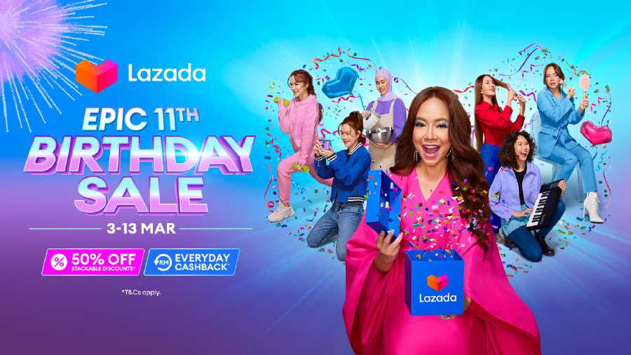 Lazada celebrates 11th birthday in Malaysia with epic March sales