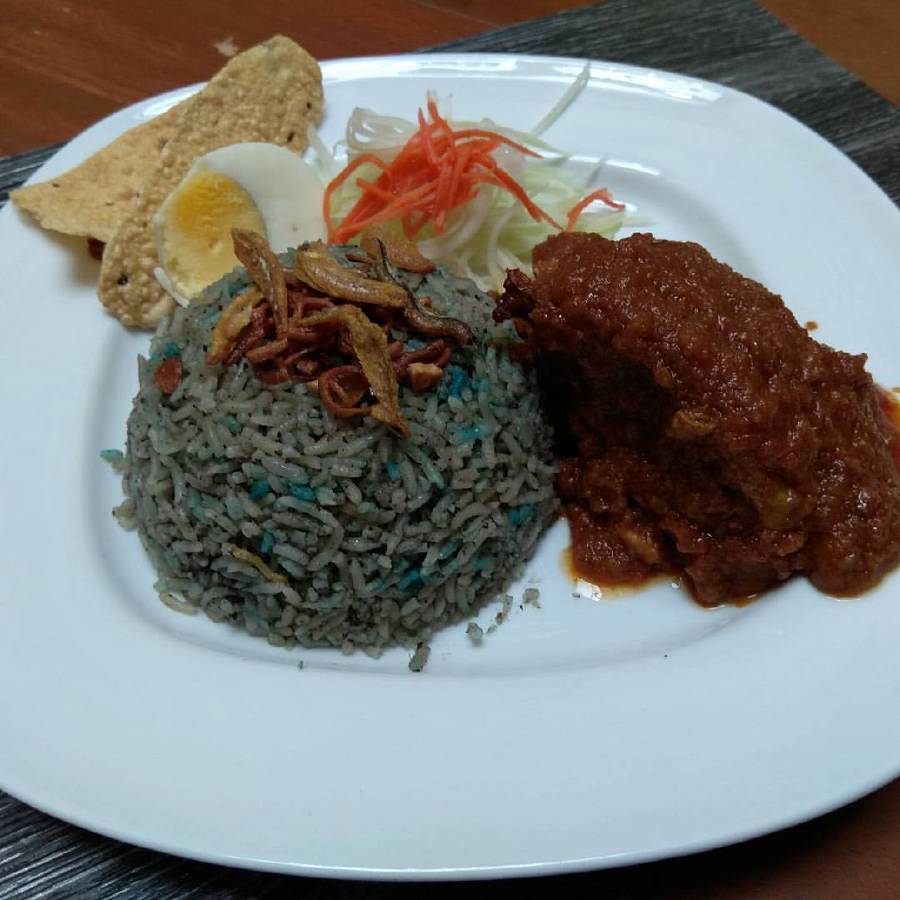 Nasi Lemuni is a northern rice dish that is not only delicious, but also very healthy. - File pic credit (Penang Global Tourism)