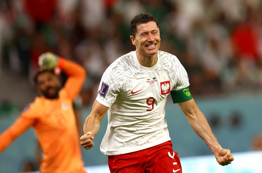 Poland are hoping record scorer Robert Lewandowski will be fit for their Euro 2024 Group D clash with Austria on Friday after slumping to a 2-1 defeat by Netherlands in their opening game. - REUTERS PIC