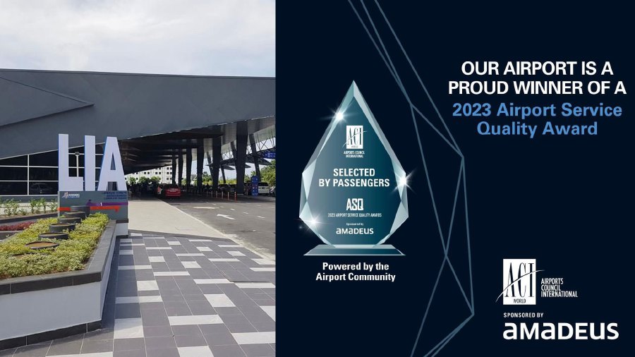 Airport Service Quality (ASQ) Award for Best Airport of 2 to 5 Million Passengers in Asia-Pacific for the third consecutive year. - Pic credit X @MY_Airports