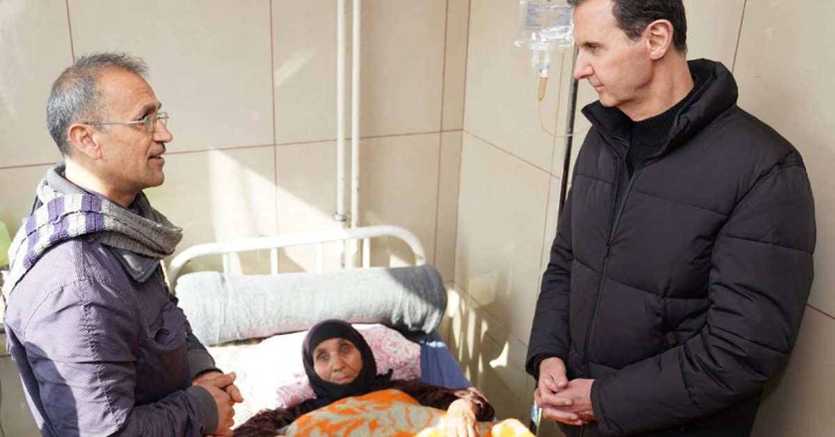 Syria's Assad Visits Aleppo Hospital In First Reported Trip To Quake ...