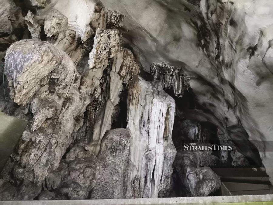 Stunning limestone formations can be found at the cave temples in Ipoh, Perak.