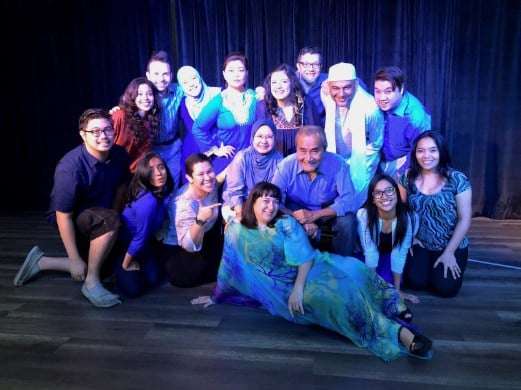 Joanna Bessey and the cast of Love Journey – A Nation Of Two. Pix taken from Bessey’s Facebook
