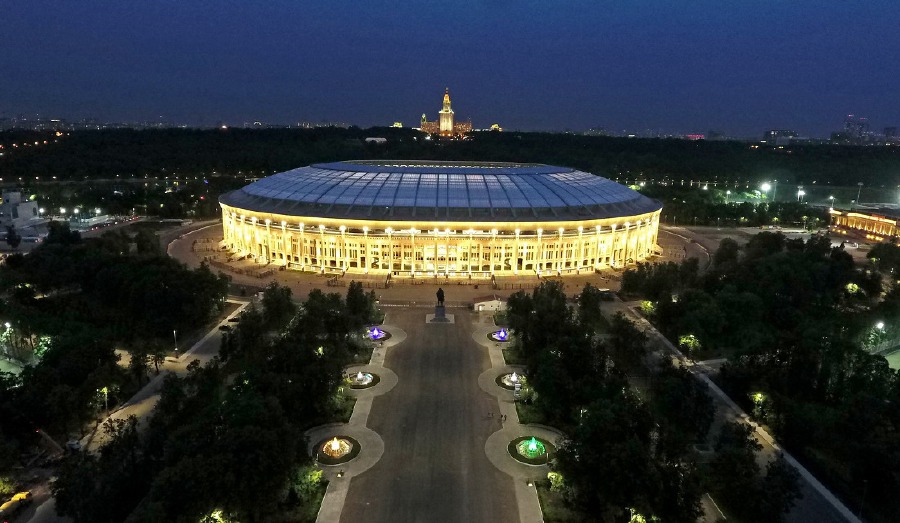 the luzhniki stadium has a capacity of 80 000 seats and will host the opening ceremony and match between host russia and saudi arabia during the 2018 world - fifa world cup 2018 russia s host cities and host stadiums on instagram
