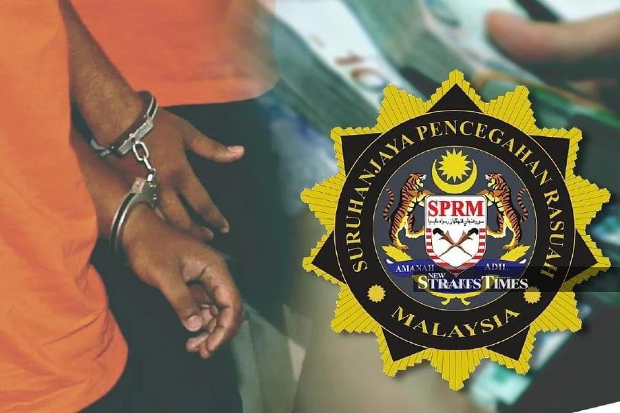  The Malaysian Anti-Corruption Commission (MACC) has arrested eight individuals suspected of colluding to accept bribes totaling nearly RM2 million from a syndicate involved in the sale of land owned by the Federal Land Development Authority (Felda) in Melaka. -File pic