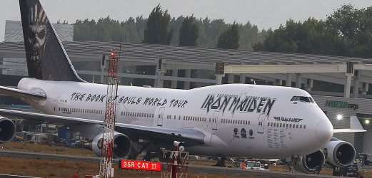 Iron Maiden Stranded By Chile Plane Mishap