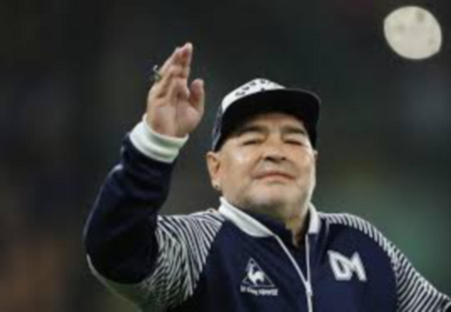 Diego Maradona died in November 2020 aged 60 while recovering from brain surgery for a blood clot, and after decades of battles with cocaine and alcohol addictions. - REUTERS PIC