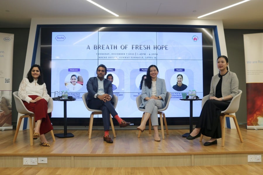Roche (Malaysia) Sdn Bhd recently hosted a panel discussion in collaboration with the Lung Cancer Network Malaysia (LCNM) titled “A Breath Of Fresh Hope”, which focused on the prevalence of lung cancer in non-smoking Malaysian women.
