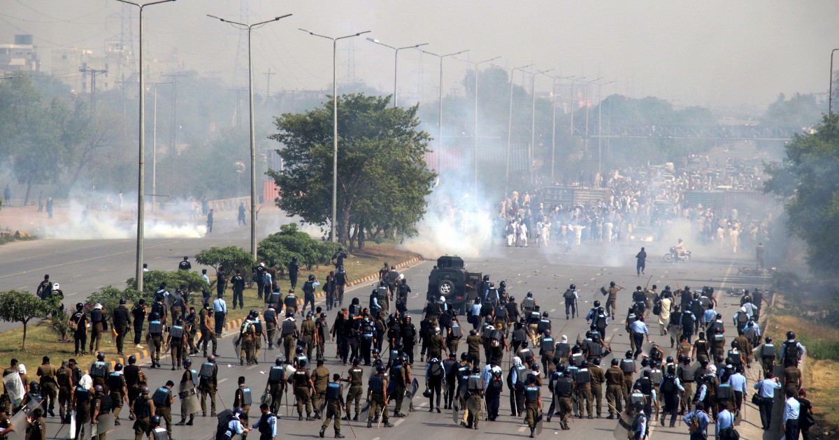 Pakistan Police Fire Teargas, Baton-charge, Round Up Supporters Of ...