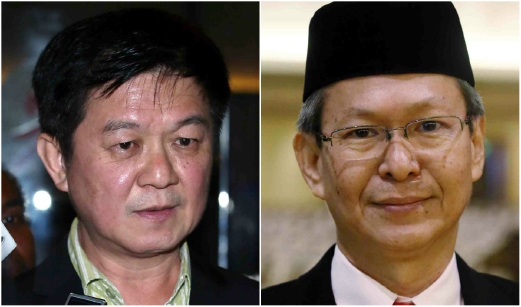 Kedah MCA chairman Datuk Lee Chee Leong (left) has given his deputy Datuk Leong Yong Kong (right) two weeks to reconsider his decision to quit the party.