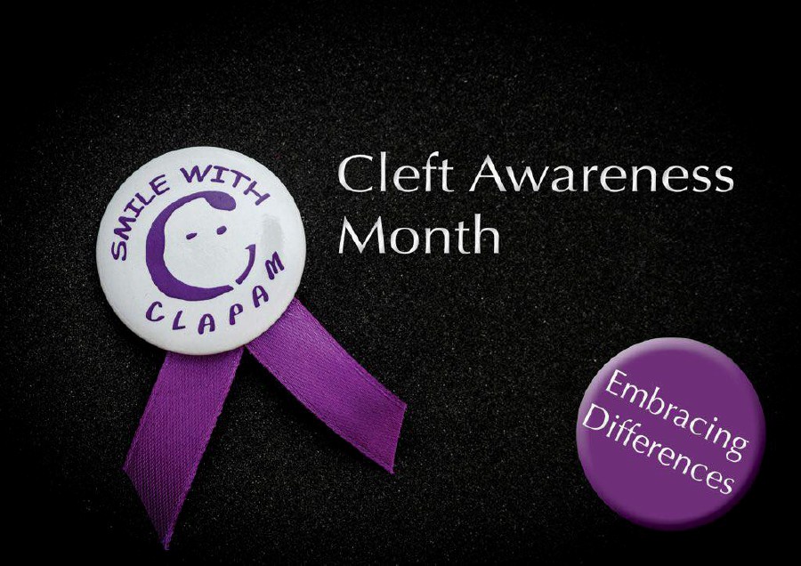 October is Cleft Awareness Month.