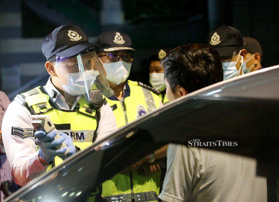 Drink driving offenders will be  sent to jail. -NSTP/File pic.