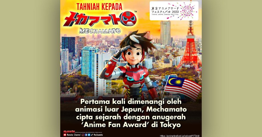 ShowBiz: Mechamato wins Anime fan award in Tokyo