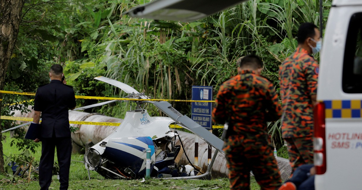 Melawati Helicopter Crash Eyewitnesses Speak To The Media