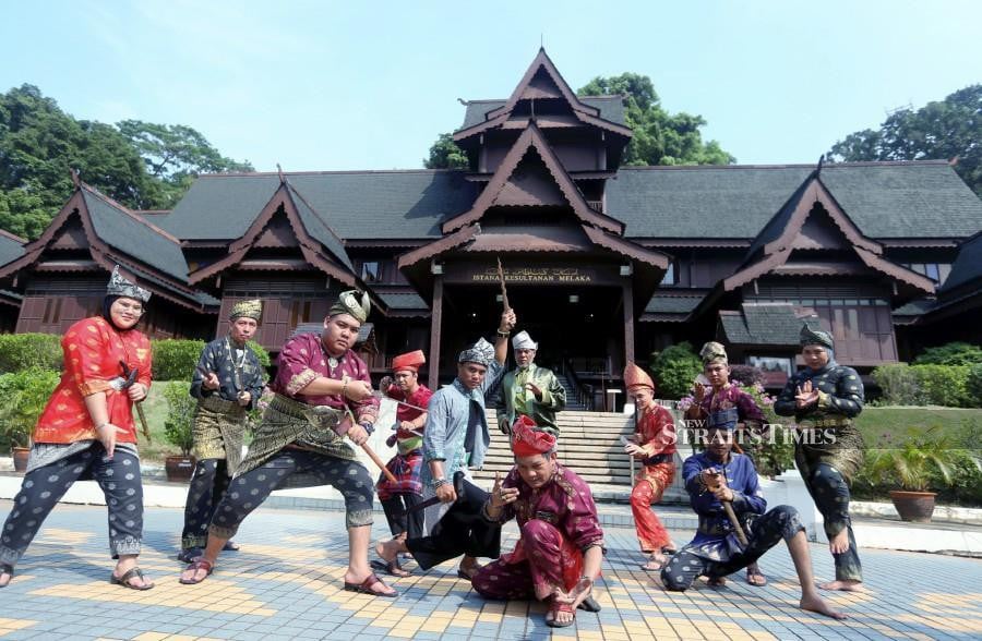 A silat display in Melaka. - NSTP file pic