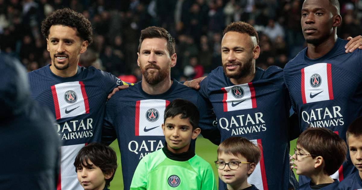 Messi, Neymar And Mbappé Model The New PSG Home Jersey For 2023