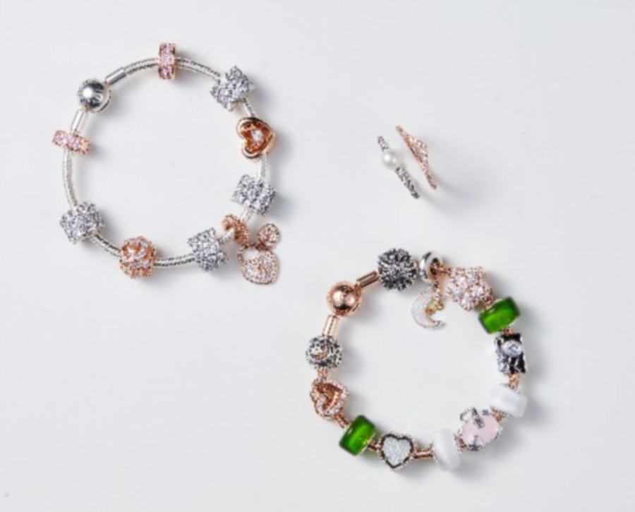 Intricate designs and lively colours from Pandora. 