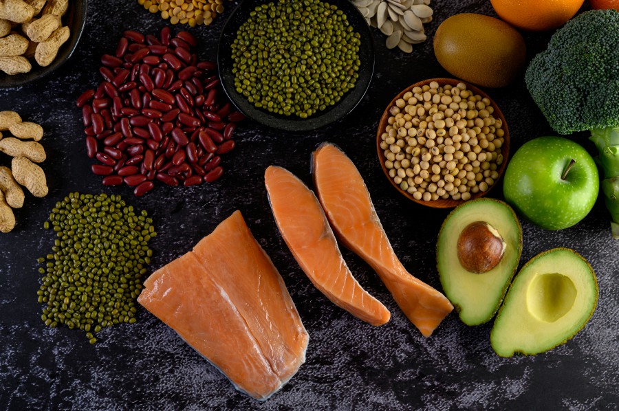 Legumes and fish have protein that are needed for healing and keeping cells healthy.