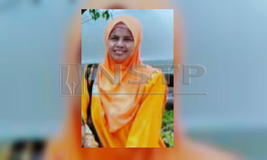 Rosiah Mansor has been reported missing from her house at Lorong Kampung Orang Asli Solok Terentang, Kampung Jus in Jasin. STR/ MUHAMMAD ZUHAIRI ZUBER