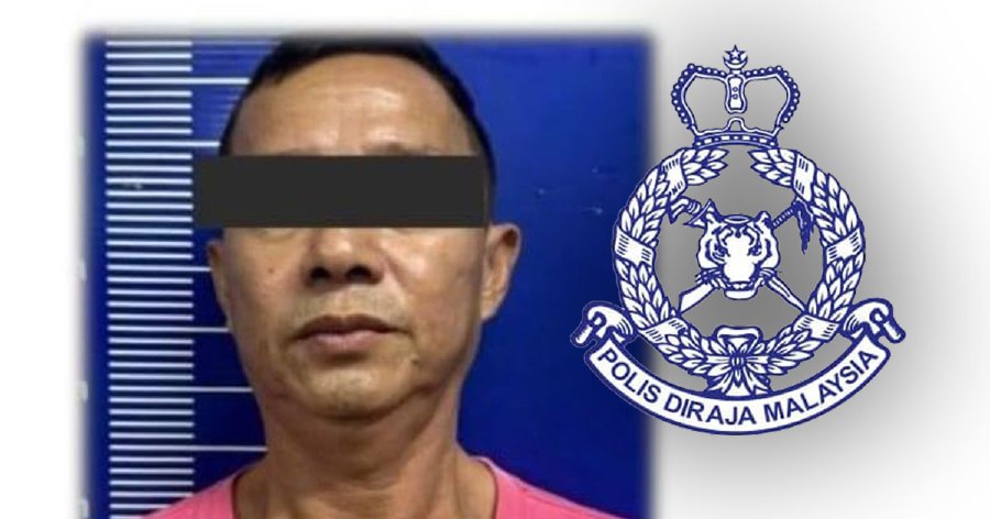The motorcyclist who gained notoriety for engaging in an indecent act in Simpang Renggam recently has been detained by the police. Pic courtesy PDRM