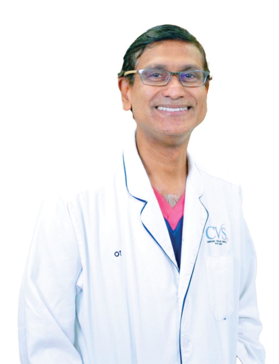 Cardiac Vascular Sentral Kuala Lumpur consultant cardiologist Datuk Dr Tamil Selvan Muthusamy says a persistent unhealthy lifestyle will lead to blockages within the heart’s arteries.