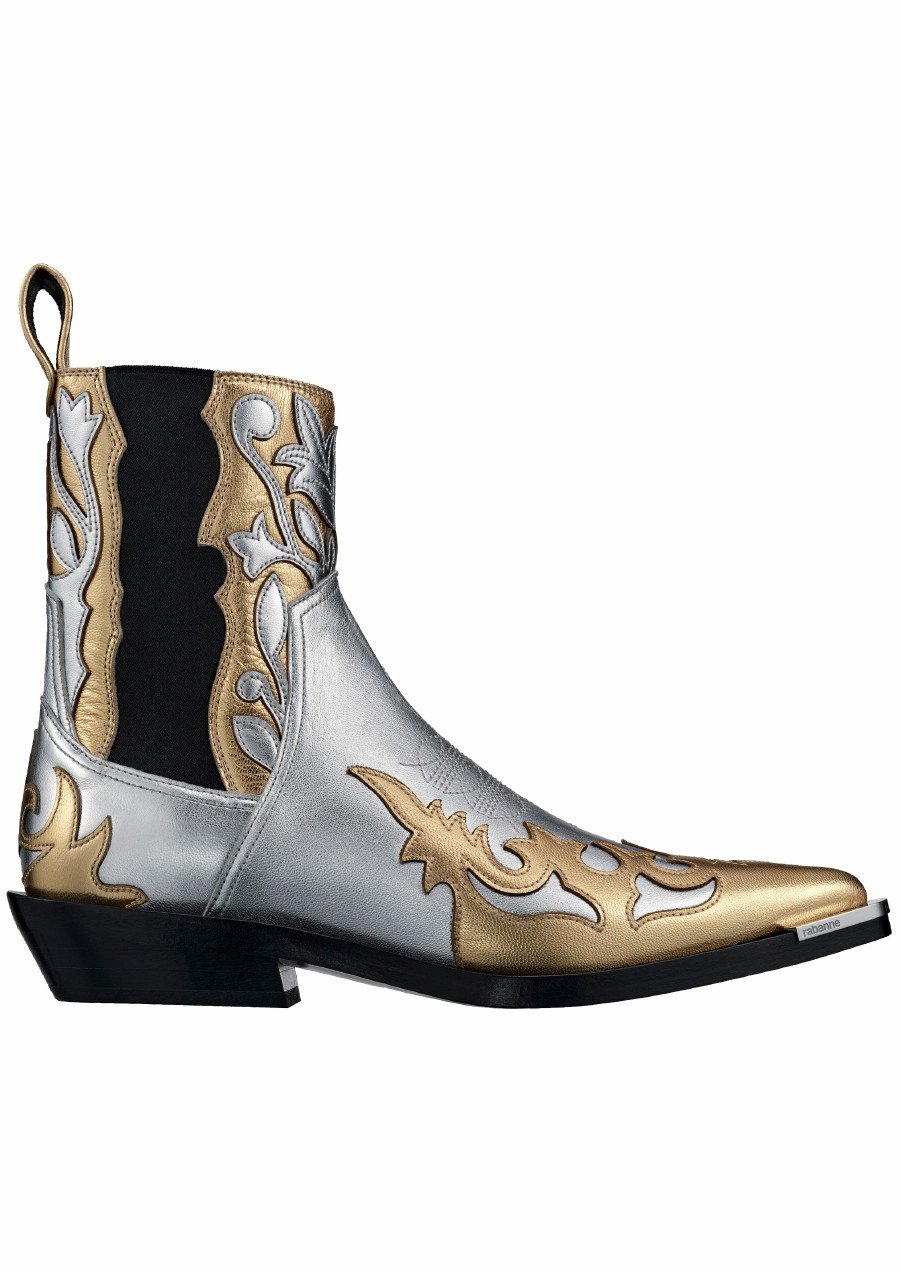 Western-style boots to elevate your evening look.