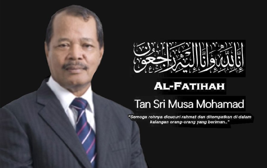 Former health education Tan Sri Musa Mohamad, who was also former Universiti Sains Malaysia vice-chancellor, died today.- PIC CREDIT SOCIAL MEDIA