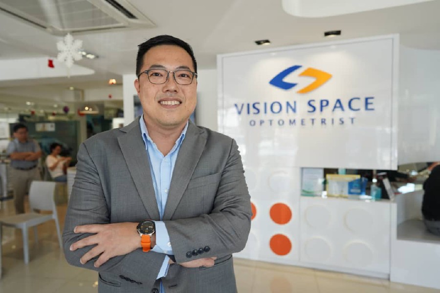 Vision Space director and optometrist Woon Pak Seong says the first signs or symptoms of myopia can manifest in various ways, and recognising these early indicators is crucial for timely intervention.