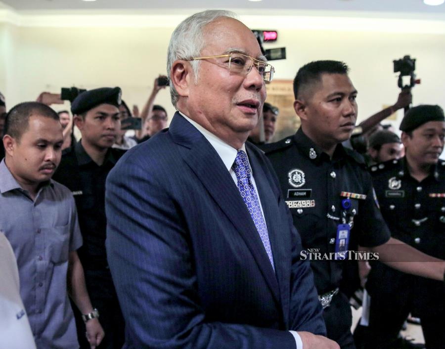 Datuk Seri Najib Razak had abused his position and office to receive gratification during his tenure as prime minister, the High Court was told today. Pic by NSTP/ASWADI ALIAS