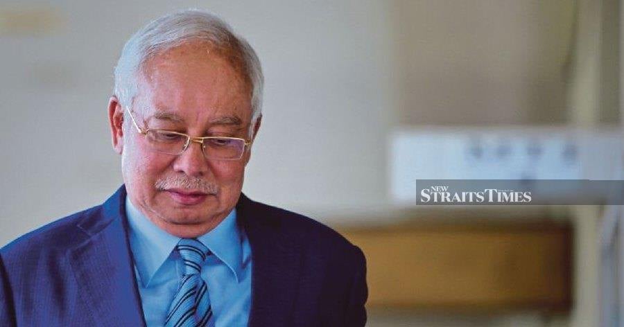 Former prime minister Datuk Seri Najib Razak has been admitted to the Kuala Lumpur Hospital (HKL) after he tested positive for Covid-19.- NSTP file pic
