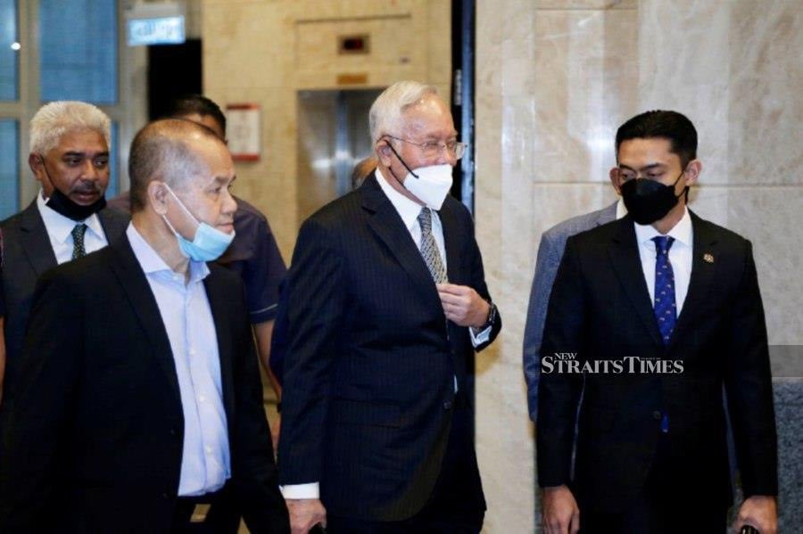 Datuk Seri Najib Razak seen at the Federal Court in Putrajaya. - NSTP/AIZUDDIN SAAD
