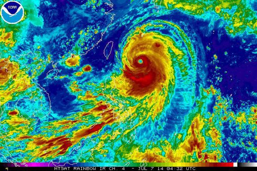 Super typhoon Neoguri threatens Japan | New Straits Times | Malaysia ...