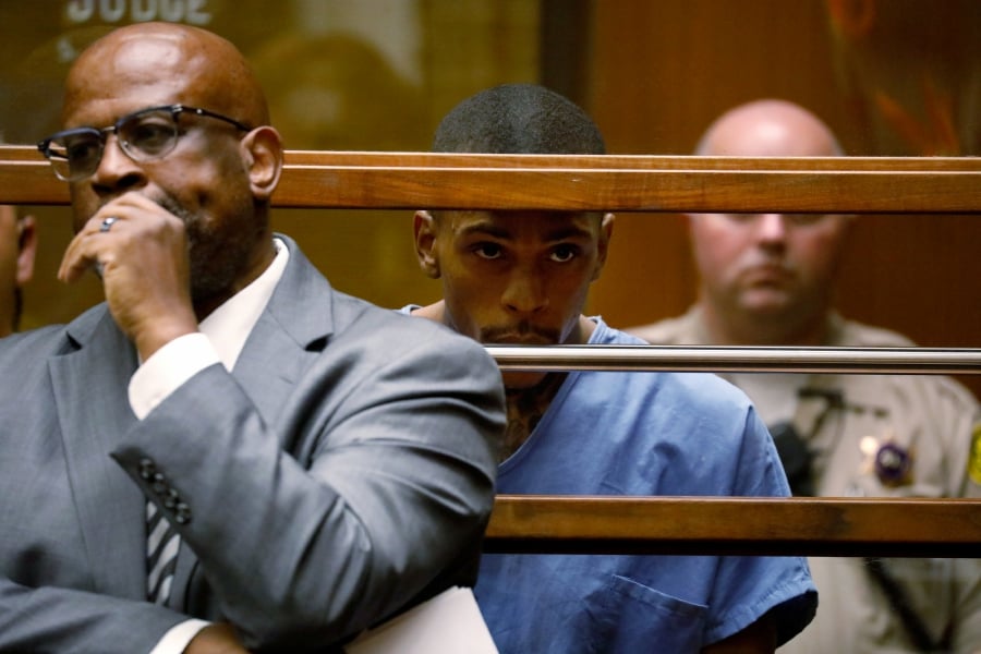 Accused killer of rapper Nipsey Hussle pleads not guilty in Los Angeles ...