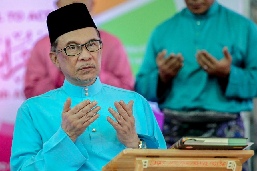 (File pix) Datuk Seri Anwar Ibrahim. Pix by Asyraf Hamzah