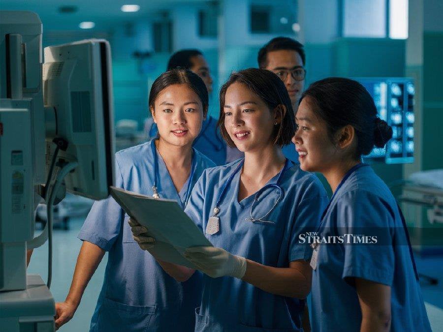 For some Malaysian nurses, their nursing career here is truncated. - NSTP file pic, AI-generated image.
