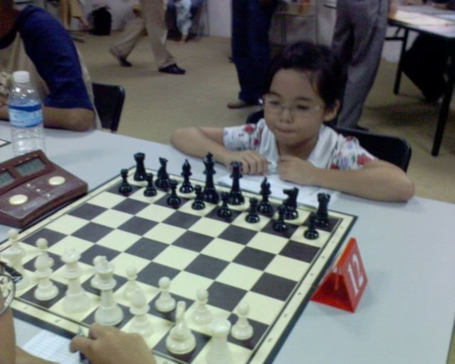 Young Tan in a tournament in 2006.