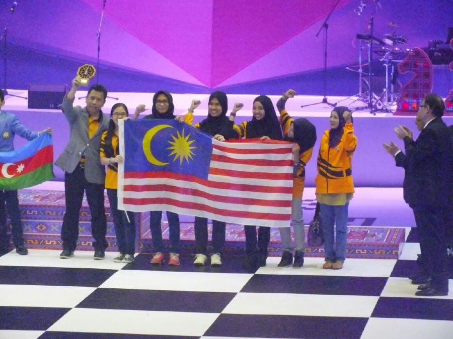 The women’s team emerged as champion for Group C at the 42nd Chess Olympiad 2016, Baku, Azerbaijan.