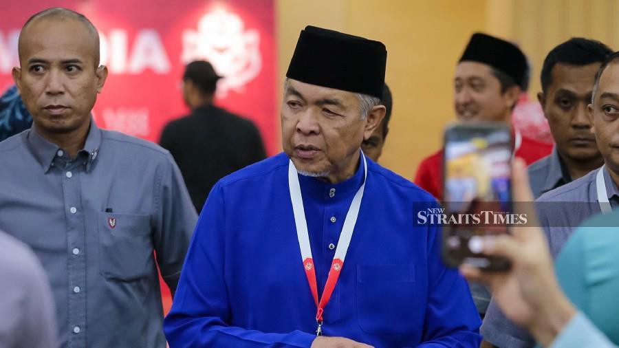 Umno president Datuk Seri Ahmad Zahid Hamidi said the appointed party leaders will be tasked to focus on strategy to win the six upcoming state elections. -- NSTP/ASYRAF HAMZAH