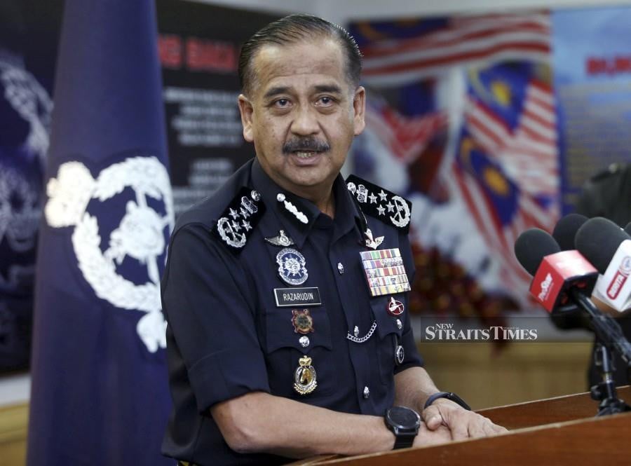 Inspector-General of Police Tan Sri Razarudin Husain said he will not compromise when it comes to senior officers or supervisors who fail to manage their subordinates correctly. - NSTP/MOHAMAD SHAHRIL BADRI SAALI