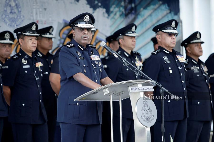 City police chief Datuk Allaudeen Abdul Majid. -- NSTP/AIZUDDIN SAAD