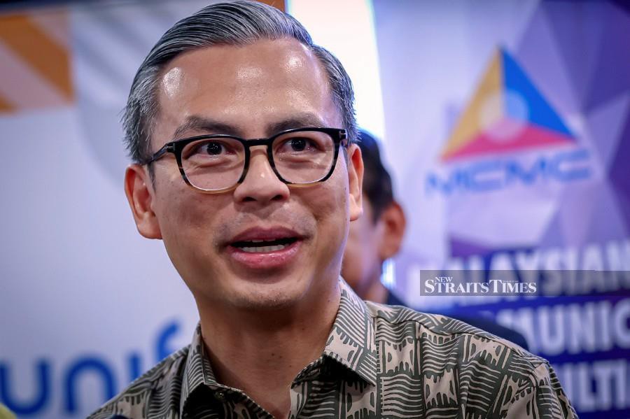 CCommunications Minister Fahmi Fadzil said he has no power to direct or ask any platform to take down or block any content. 