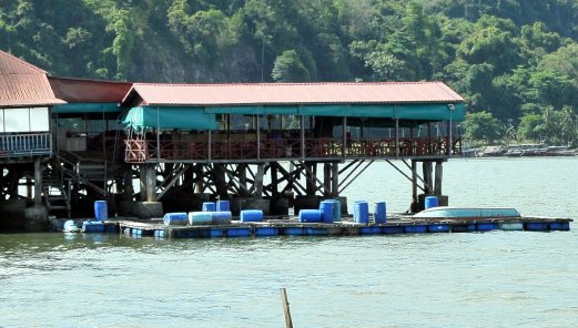 The Ocean King Seafood Restaurant at Pasir Putih, Sandakan where gunmen kidnapped a woman and man on Thursday. Bernama photo